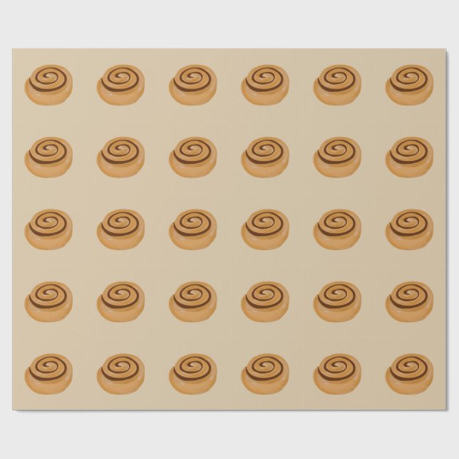 Cinnamon Roll Presentpapper (Platt)
