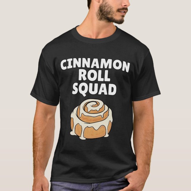 Cinnamon Roll Squad Tröja Rolig Cinnamon Roll (Framsida)