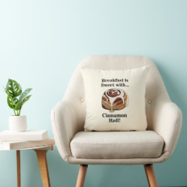 Cinnamon Rolls Sweet Bun Breakfast Restaurant Kudde