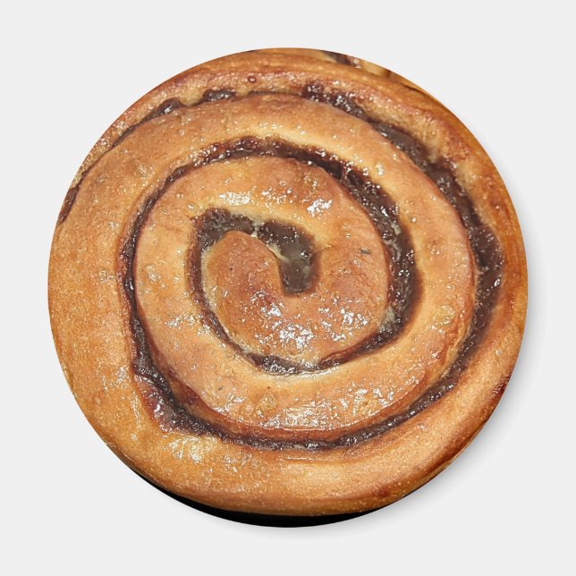 Cinnamon Snigel Pastry Magnet (Framsidan)