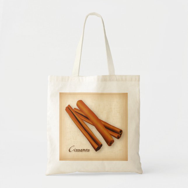 Cinnamon Spice Tote Bag Tygkasse (Framsidan)