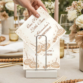 Cinnamon Swirl Little Bun Birthday Pappersservett