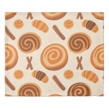 Cinnamon Swirls Mysigt Season Duvet Cover - Autumn
