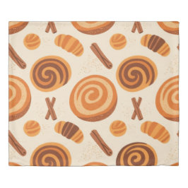 Cinnamon Swirls Mysigt Season Duvet Cover - Autumn