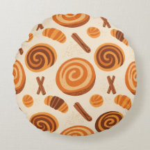 Cinnamon Swirls Throw Blanket - Varm höst