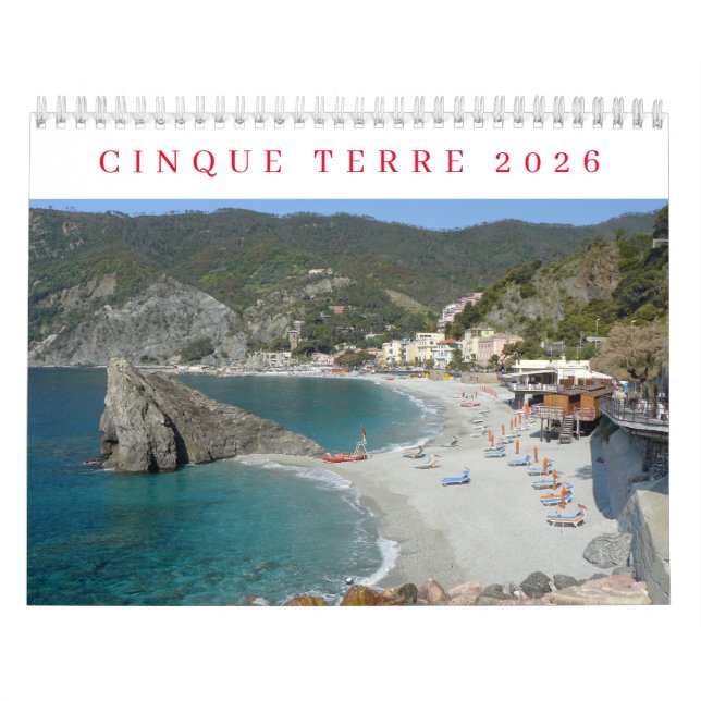 Cinque Terre 2026-kalender Kalender (Omslag)