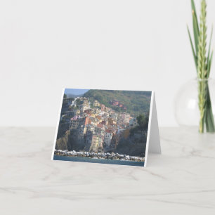Cinque Terre hälsningkort Kort