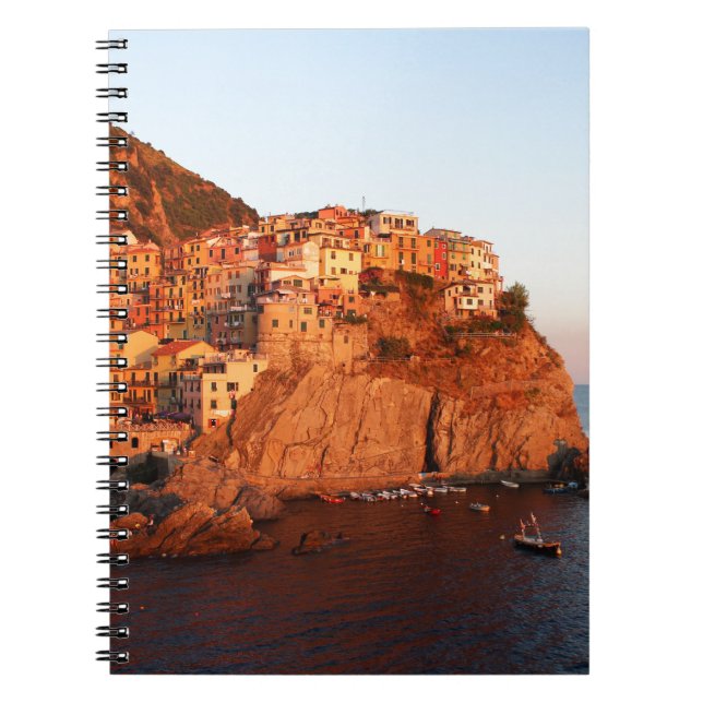 Cinque Terre, italien Anteckningsbok Med Spiral (Framsidan)