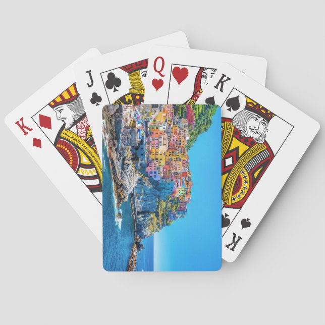 Cinque Terre, Italien Casinokort (Baksidan)