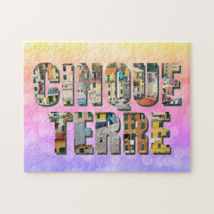Cinque Terre Italien Colorful Travel Pussel