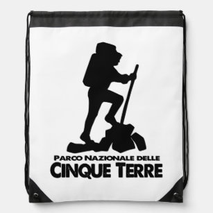 Cinque Terre - Italien - Drawstring Sling Bag Gympapåse
