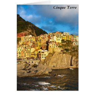 Cinque Terre, Italien Hälsningskort