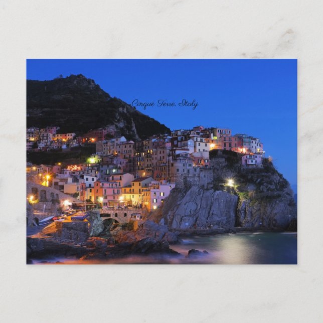 Cinque Terre, Italien pittoresk utsikt Vykort (Framsida)