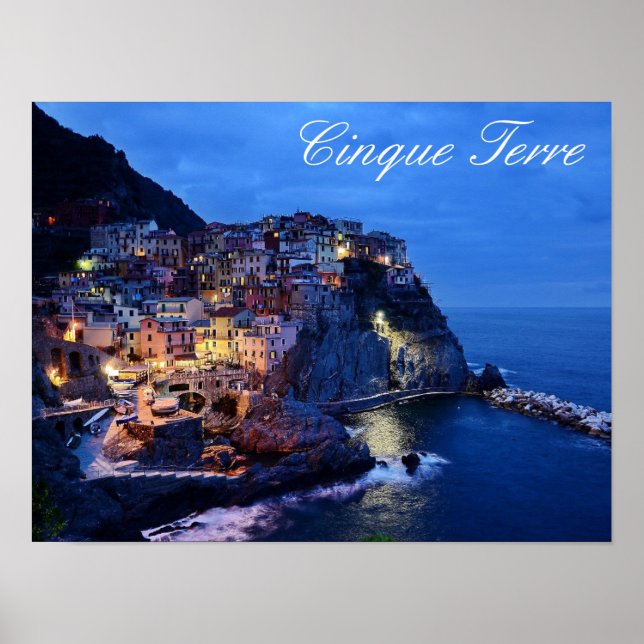 Cinque Terre Italien Poster (Framsidan)