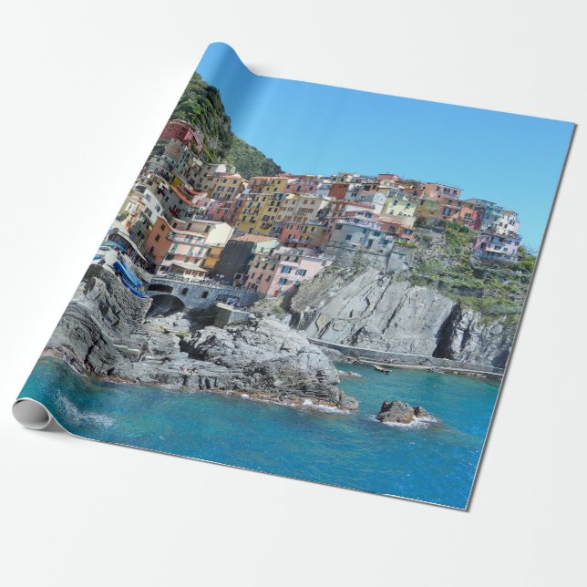 Cinque Terre, Italien Presentpapper (Utrullad)