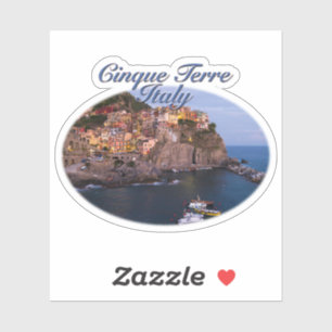 Cinque Terre, Italien: Romantic Evening Klistermärken