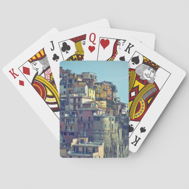 Cinque Terre, Italien Spel Kort (Baksidan)
