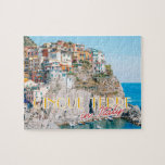 Cinque Terre Italien Summer Travel Postcard Pussel<br><div class="desc">Design består av Cinque Terre,  Italien.</div>