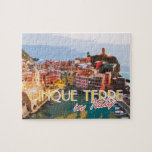 Cinque Terre Italien Summer Travel Postcard Pussel<br><div class="desc">Design består av Cinque Terre,  Italien.</div>