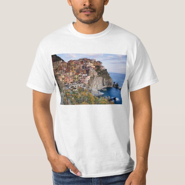 Cinque Terre, italien T-shirt (Framsida)