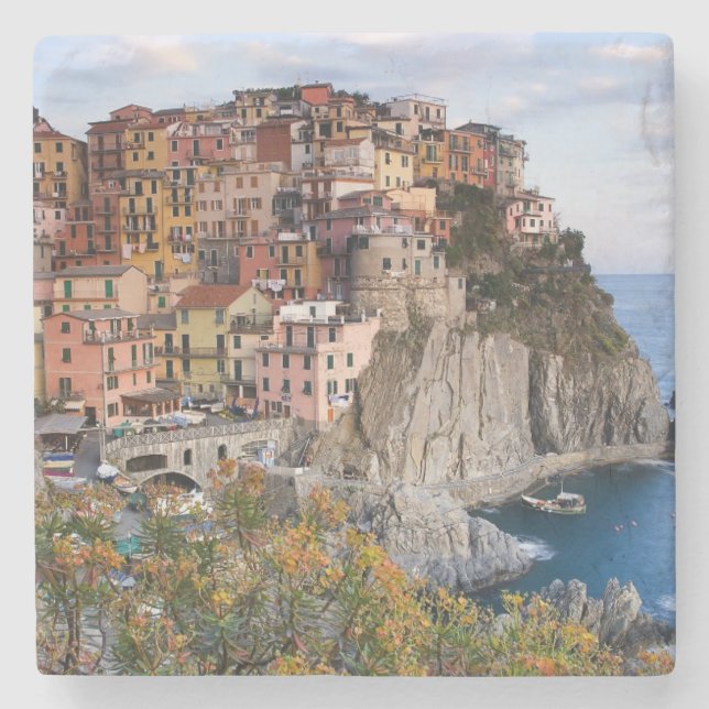 Cinque Terre, italien Underlägg Sten (Framsidan)
