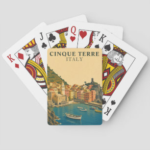 Cinque Terre Italien Vintage Resa Italienska Rivie Casinokort