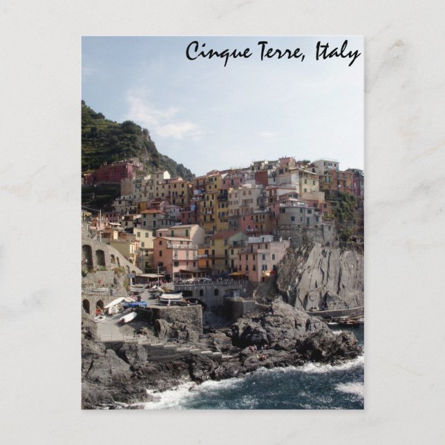 Cinque Terre, italien Vykort (Framsida)