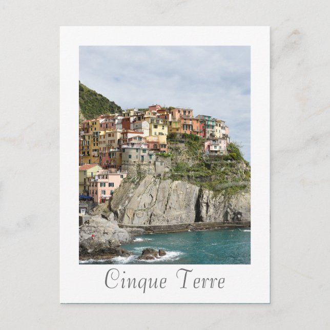 Cinque Terre, Italien Vykort (Framsida)