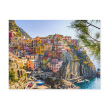 Cinque Terre kustområde i Ligurien Italien