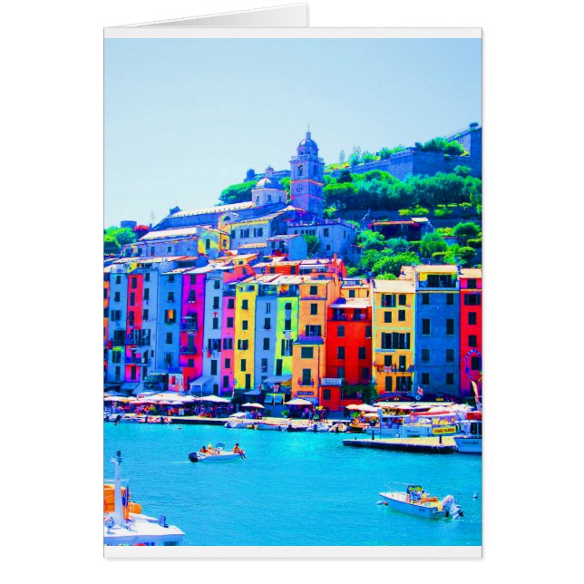 Cinque Terre La Spezia Hälsningskort (Framsidan)
