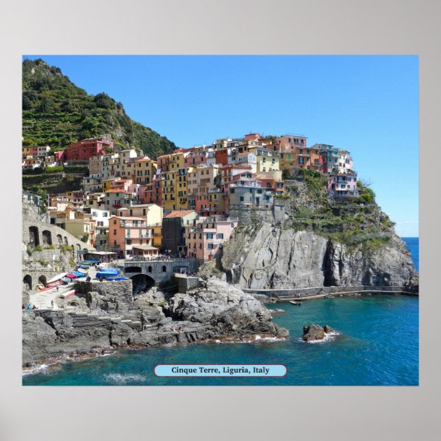 Cinque Terre, Liguria, Italien Poster (Framsidan)