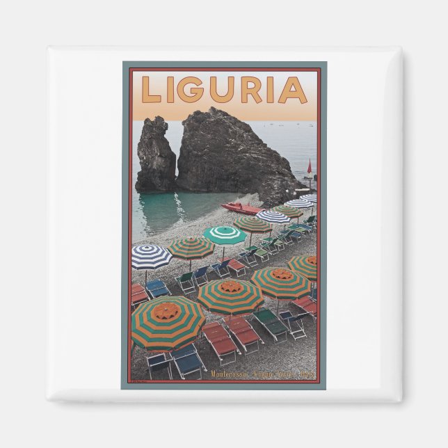 Cinque Terre - Liguria Magnet (Framsidan)