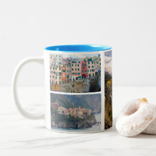 Cinque Terre, Ligurien, Italien Två-Tonad Mugg
