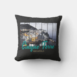 Cinque Terre Manarola Riomaggiore Italienska vinta Kudde