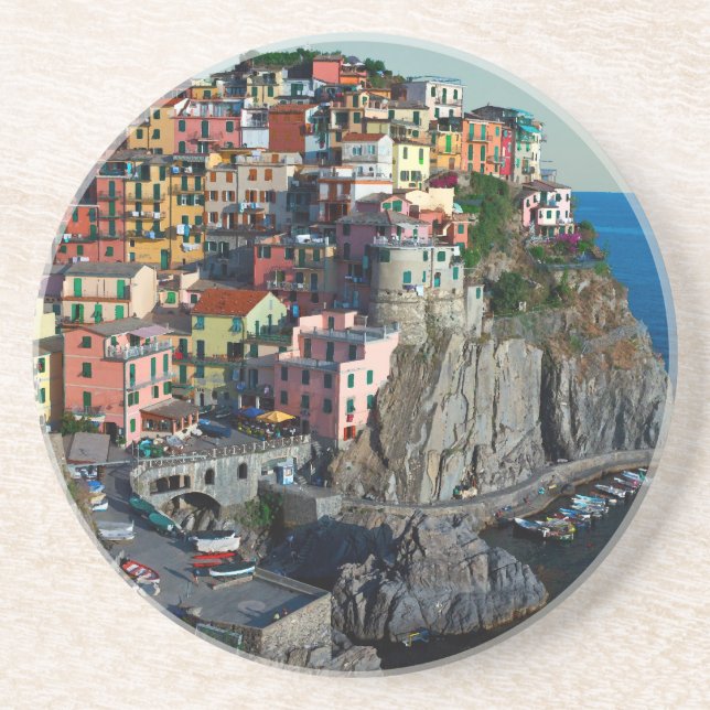 Cinque Terre - Manarola Underlägg Sandsten (Framsidan)