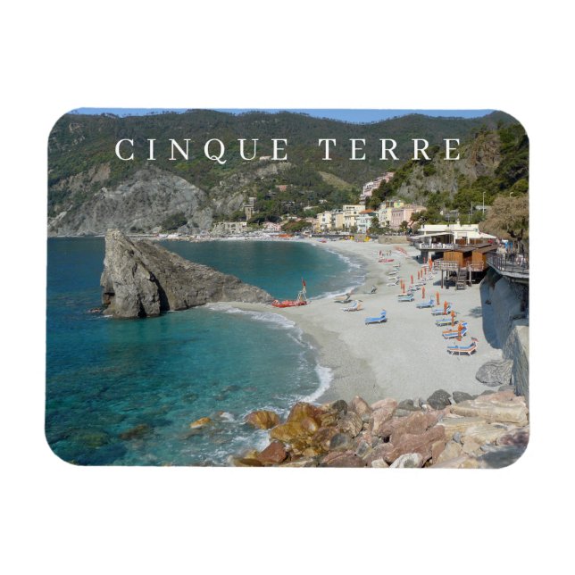 Cinque Terre Monterosso View-kylskåp Magnet (Horisontell)