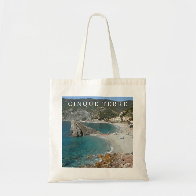 Cinque Terre Monterosso-vy till påsen Tygkasse (Framsidan)
