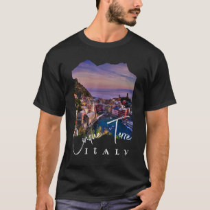 Cinque Terre på natten Cinque Terre Souvenir T Shirt