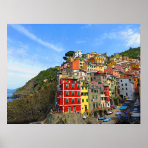 Cinque Terre - Riomaggiore, italien Poster