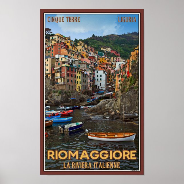 Cinque Terre - Riomaggiore Poster (Framsidan)