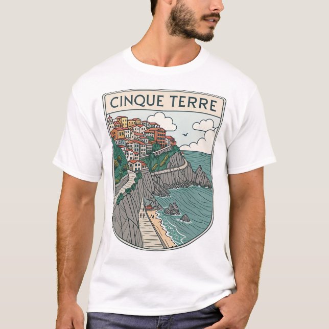 Cinque Terre T Shirt (Framsida)