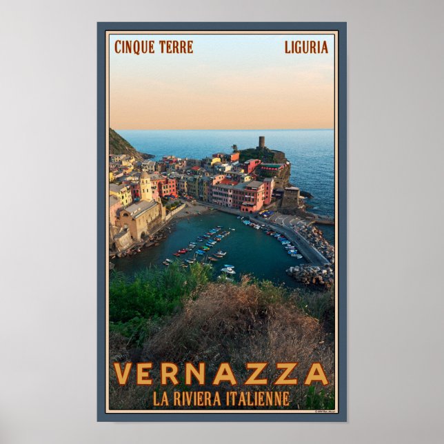 Cinque Terre - Vernazza Poster (Framsidan)