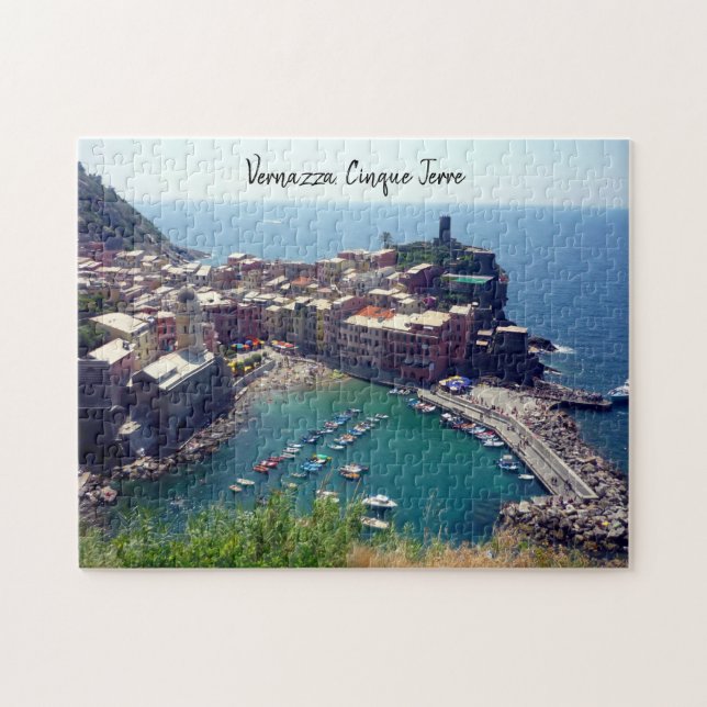cinque terre vernazza pussel (Horisontell)