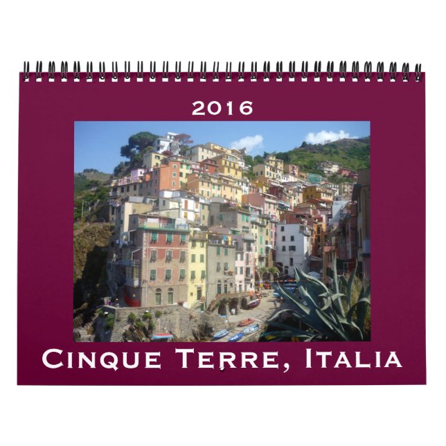 cinqueterre 2016 kalender (Omslag)