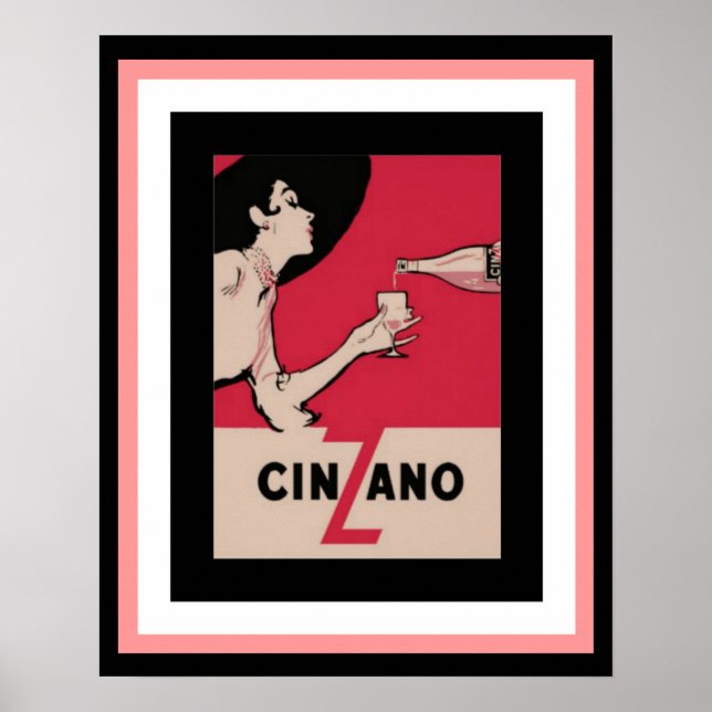 Cinzano Poster 16 x 20 (Framsidan)