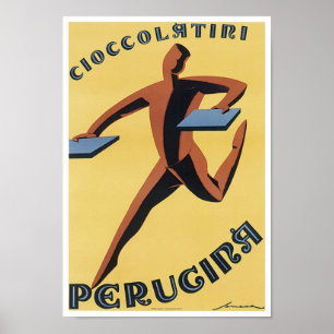 Cioccolatiri Perugina Vintage annons Poster