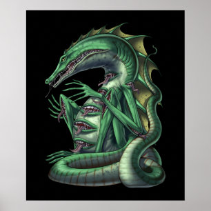 CipactliAztec Mythology Creature Cipactli Poster