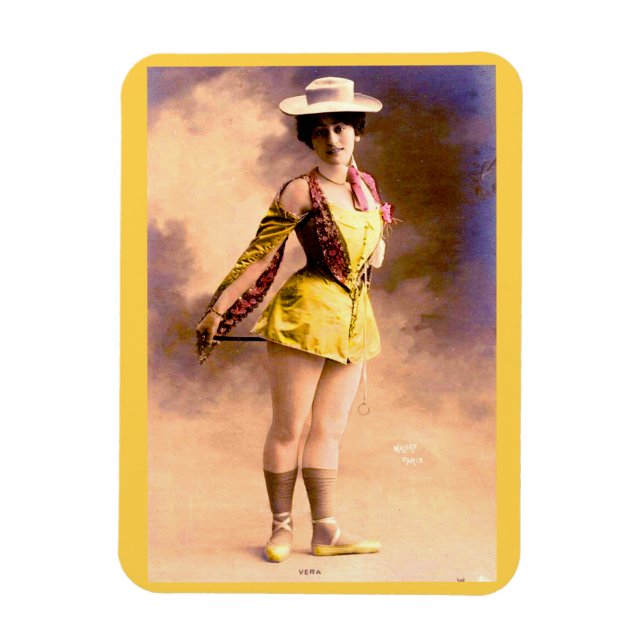 Circa 1890 Vera nattklubbartiste Magnet (Vertikal)