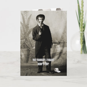 Circa 1900 Lustigt Pappert Guy-foto Kort