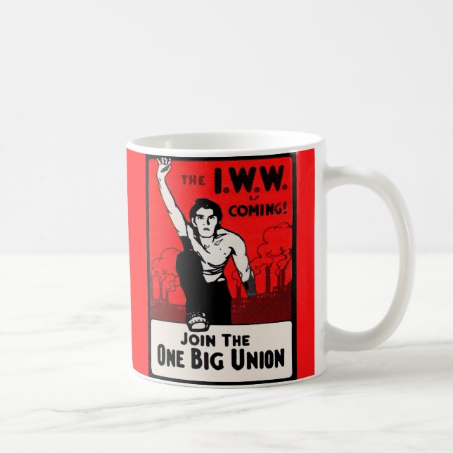 circa 1905 IWW är kommande Kaffemugg (Höger)